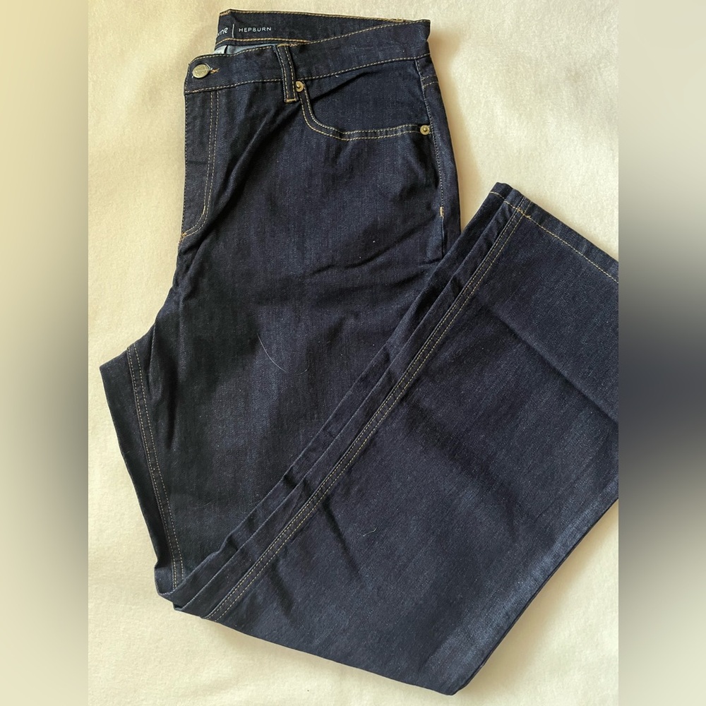 Liz Claiborne Dark Blue Denim Jeans - Picture 1 of 2